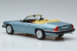 Jaguar XJS V12 Cabriolet Azzurro Metallizzato Norev 1:18 182635 Pressofusione — immagine 5 di 6