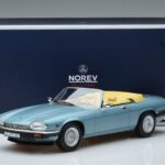 Jaguar XJS V12 Cabriolet Azzurro Metallizzato Norev 1:18 182635 Pressofusione - image 6 of 6