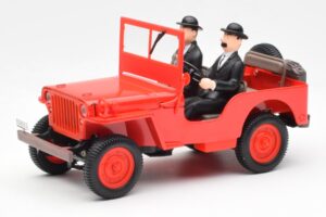 Jeep Willys Tintin 2 Figure UT Models 1:18