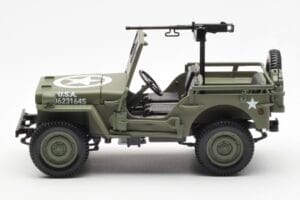 Jeep Willys MB US Army D-Day 1944 Norev 1:18 189016 Pressofusione — immagine 4 di 10