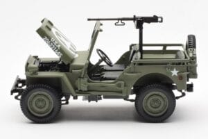 Jeep Willys MB US Army D-Day 1944 Norev 1:18 189016 Pressofusione — immagine 6 di 10