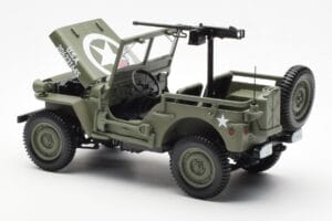 Jeep Willys MB US Army D-Day 1944 Norev 1:18 189016 Pressofusione — immagine 7 di 10