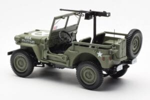 Jeep Willys MB US Army D-Day 1944 Norev 1:18 189016 Pressofusione — immagine 9 di 10