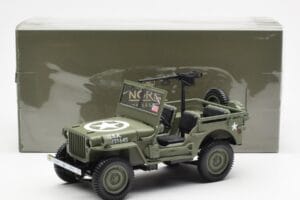 Jeep Willys MB US Army D-Day 1944 Norev 1:18 189016 Pressofusione — immagine 10 di 10