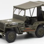 Jeep Willys Con Telo Di Copertura UT Models 1:18