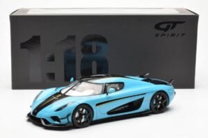 Koenigsegg Regera Baby Blu GT Spirit 1:18 GT881 Resina — immagine 6 di 6
