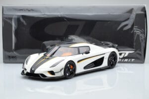 Koenigsegg Regera Bianco GT Spirit 1:18 GT391 Resina — immagine 5 di 5