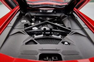 Lamborghini Aventador LP700-4 Rosso Andromeda AUTOart 1:18 74669 Pressofusione — immagine 9 di 10