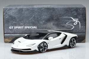 Lamborghini Centenario Bianco Perla GT Spirit 1:18 GTS18503W Resina — immagine 6 di 6
