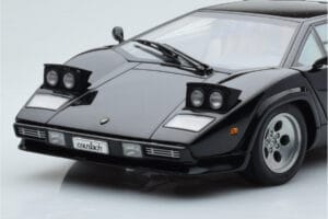 Lamborghini Countach LP5000S Nero AUTOart 1:18 74533 Pressofusione — immagine 8 di 10