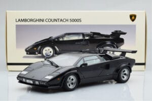 Lamborghini Countach LP5000S Nero AUTOart 1:18 74533 Pressofusione — immagine 10 di 10