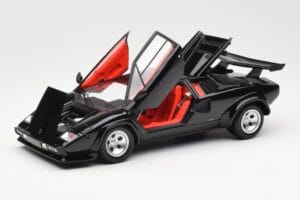Lamborghini Countach LP 5000 Quattrovalvole Nero Kyosho 1:18 08320BK Pressofusione — immagine 2 di 8