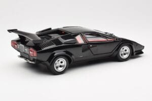 Lamborghini Countach LP 5000 Quattrovalvole Nero Kyosho 1:18 08320BK Pressofusione — immagine 3 di 8