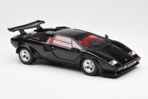 Lamborghini Countach LP 5000 Quattrovalvole Nero Kyosho 1:18 08320BK Pressofusione — immagine 6 di 8