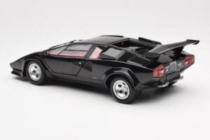 Lamborghini Countach LP 5000 Quattrovalvole Nero Kyosho 1:18 08320BK Pressofusione — immagine 7 di 8
