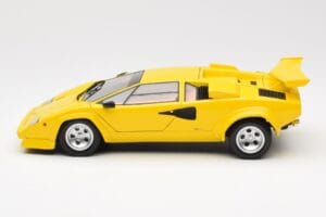 Lamborghini Countach LP 5000 Quattrovalvole Giallo Kyosho 1:18 08320Y Pressofusione — immagine 4 di 8
