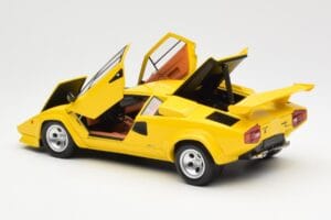 Lamborghini Countach LP 5000 Quattrovalvole Giallo Kyosho 1:18 08320Y Pressofusione — immagine 5 di 8