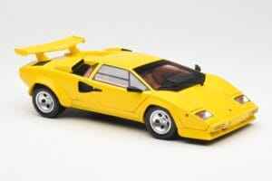 Lamborghini Countach LP 5000 Quattrovalvole Giallo Kyosho 1:18 08320Y Pressofusione — immagine 6 di 8