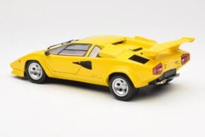 Lamborghini Countach LP 5000 Quattrovalvole Giallo Kyosho 1:18 08320Y Pressofusione — immagine 7 di 8