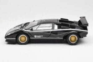 Lamborghini Countach LP 500R Nero Kyosho 1:18 08320C Pressofusione — immagine 4 di 8