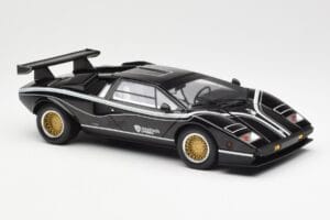 Lamborghini Countach LP 500R Nero Kyosho 1:18 08320C Pressofusione — immagine 6 di 8