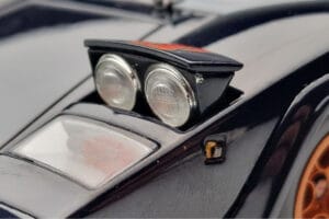 Lamborghini Countach LP500S Walter Wolf Blu Scuro Kyosho 1:18 08320D Pressofusione — immagine 10 di 11