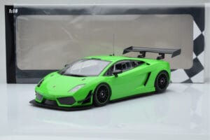 Lamborghini Gallardo LP600+ GT3 Verde Minichamps 1:18 151111101 Pressofusione — immagine 6 di 6