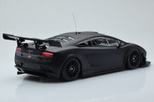 Lamborghini Gallardo LP600+ GT3 Nero Opaco Minichamps 1:18 151111100 Pressofusione — immagine 2 di 6