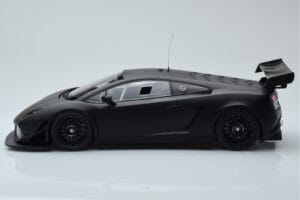 Lamborghini Gallardo LP600+ GT3 Nero Opaco Minichamps 1:18 151111100 Pressofusione — immagine 3 di 6