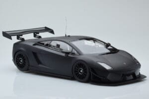 Lamborghini Gallardo LP600+ GT3 Nero Opaco Minichamps 1:18 151111100 Pressofusione — immagine 4 di 6