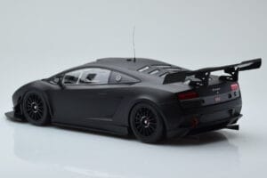 Lamborghini Gallardo LP600+ GT3 Nero Opaco Minichamps 1:18 151111100 Pressofusione — immagine 5 di 6