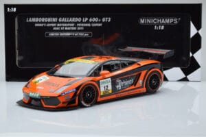 Lamborghini Gallardo LP600+ GT3 Rhinos Leipert Motorsport #12 A. Petrishin / D. Leiper ADAC GT Masters 2011 Minichamps 1:18 1 — immagine 6 di 6