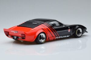 Lamborghini Miura LB Works Liberty Walk Advan GT Spirit 1:18 KJ033 Resina — immagine 2 di 6