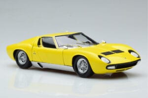 Lamborghini Miura SV Giallo Kyosho 1:18 08317Y Pressofusione — immagine 6 di 11