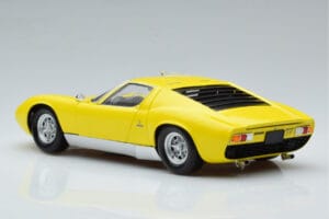 Lamborghini Miura SV Giallo Kyosho 1:18 08317Y Pressofusione — immagine 7 di 11