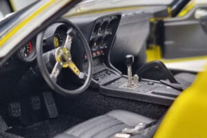 Lamborghini Miura SV Giallo Kyosho 1:18 08317Y Pressofusione — immagine 8 di 11