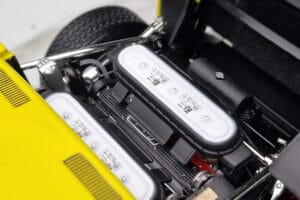 Lamborghini Miura SV Giallo Kyosho 1:18 08317Y Pressofusione — immagine 9 di 11