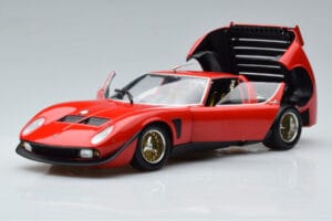 Lamborghini Miura SVR Rosso Kyosho 1:18 08319RBK Pressofusione — immagine 2 di 9
