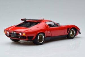 Lamborghini Miura SVR Rosso Kyosho 1:18 08319RBK Pressofusione — immagine 3 di 9
