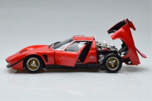 Lamborghini Miura SVR Rosso Kyosho 1:18 08319RBK Pressofusione — immagine 4 di 9