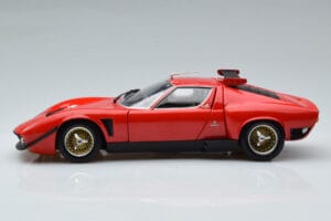 Lamborghini Miura SVR Rosso Kyosho 1:18 08319RBK Pressofusione — immagine 5 di 9
