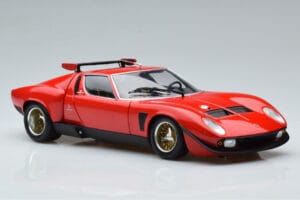 Lamborghini Miura SVR Rosso Kyosho 1:18 08319RBK Pressofusione — immagine 6 di 9