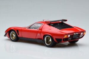 Lamborghini Miura SVR Rosso Kyosho 1:18 08319RBK Pressofusione — immagine 7 di 9