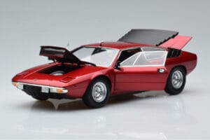 Lamborghini Urraco P250 Rosso Kyosho 1:18 08446R Pressofusione — immagine 2 di 10