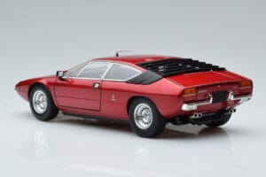 Lamborghini Urraco P250 Rosso Kyosho 1:18 08446R Pressofusione — immagine 7 di 10