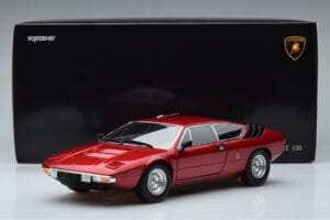 Lamborghini Urraco P250 Rosso Kyosho 1:18 08446R Pressofusione — immagine 10 di 10
