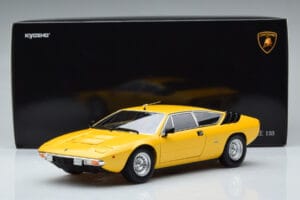 Lamborghini Urraco Giallo Kyosho 1:18 08446GY Pressofusione — immagine 10 di 10