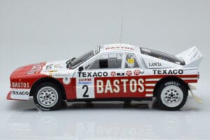 Lancia 037 Bastos #2 P. Snijers / D. Colebunders Rally Ypres 1985 IXO 1:18 18RMC136 Pressofusione — immagine 3 di 6