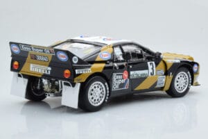 Lancia 037 ESSO #3 F. Tabaton Rally Targa Florio 1985 Kyosho 1:18 08306H Pressofusione — immagine 4 di 8