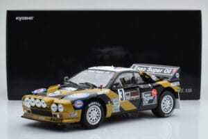 Lancia 037 ESSO #3 F. Tabaton Rally Targa Florio 1985 Kyosho 1:18 08306H Pressofusione — immagine 8 di 8